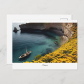 Schöner Strand in Griechenland Postkarte (Vorne/Hinten)