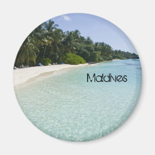Schöner Strand in Malediven Magnet