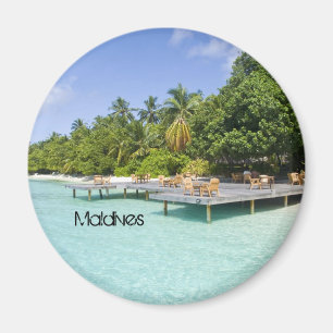 Schöner Strand in Malediven Magnet
