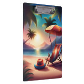 schöner Strand Klemmbrett (Rechts)