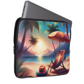 schöner Strand Laptopschutzhülle (Vorne Rechts)