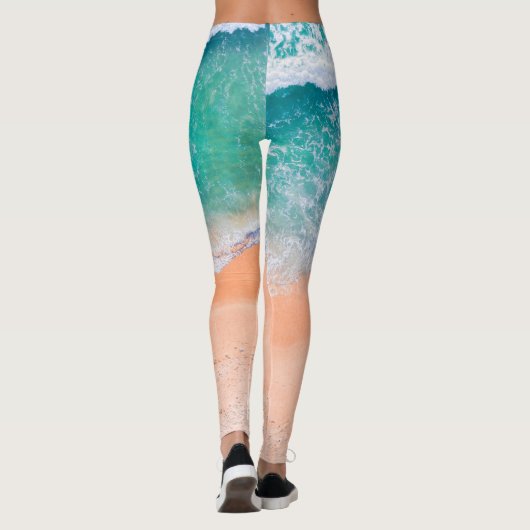 Schöner Strand Leggings (Rückseite)