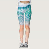 Schöner Strand Leggings (Vorderseite)