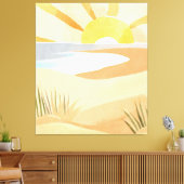 schöner Strand Leinwanddruck (Insitu (Wohnzimmer))