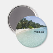 Schöner Strand Magnet (Vorderseite/Rückseite)