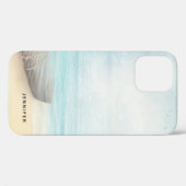 Schöner Strand mit Rowboat & Fishing Net Case-Mate iPhone Hülle (Rückseite (Horizontal))