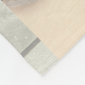 Schöner Strand mit Rowboat & Fishing Net Fleecedecke (Ecke)