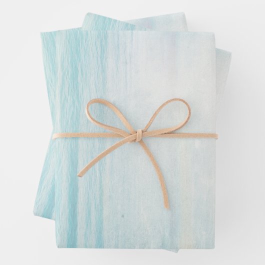 Schöner Strand mit Rowboat & Fishing Net Geschenkpapier Set (Beispiel)