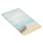 Schöner Strand mit Rowboat & Fishing Net Magnet (Rechte Seite)