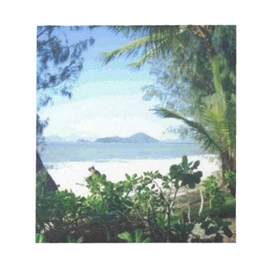 SCHÖNER STRAND NOTIZBLOCK (Vorderseite)