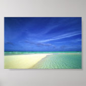 Schöner Strand Poster (Vorne)