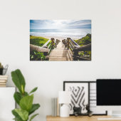 Schöner Strand Poster (Heimbüro)