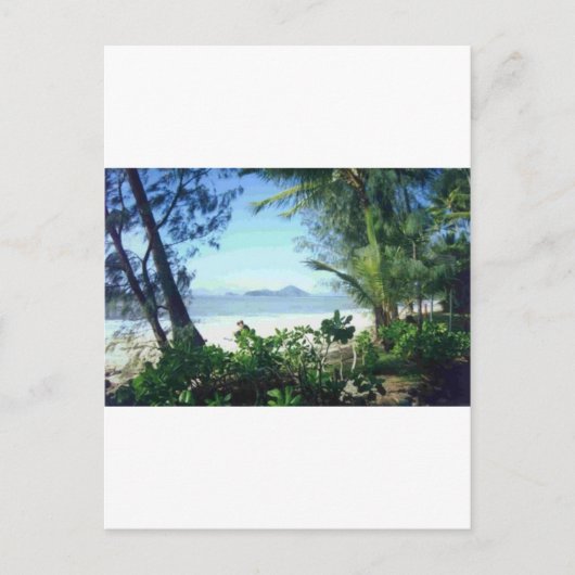 SCHÖNER STRAND POSTKARTE (Vorderseite)