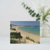 Schöner Strand Postkarte (Stehend Vorderseite)