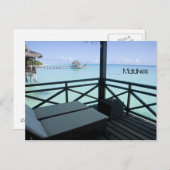 Schöner Strand Postkarte (Vorne/Hinten)