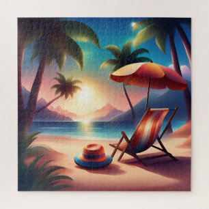schöner Strand Puzzle