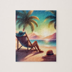 schöner Strand Puzzle