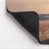 Schöner Strand, Sand, Sonnenuntergang - Personalis Mousepad (Ecke)