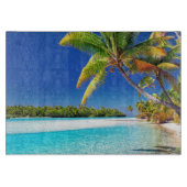 Schöner Strand Schneidebrett (Vorderseite)