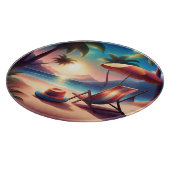 schöner Strand Schneidebrett (Ecke)