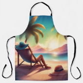 schöner Strand Schürze (Vorderseite)