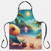 schöner Strand Schürze (Vorderseite)