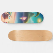 schöner Strand Skateboard (Horizontal)