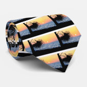 SCHÖNER STRAND-SONNENUNTERGANG KRAWATTE (Gerollt)