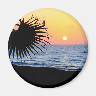 SCHÖNER STRAND-SONNENUNTERGANG MAGNET