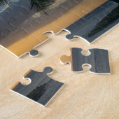 Schöner Strand Sonnenuntergang Palmen Baumwoll-Ins Puzzle (Seite)