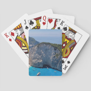 Schöner Strand Spielkarten