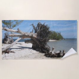 Schöner Strand Strandtuch