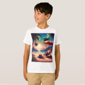 schöner Strand T-Shirt (Vorne ganz)