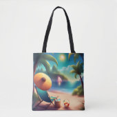 schöner Strand Tasche (Vorderseite)