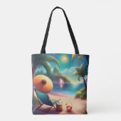 schöner Strand Tasche (Rückseite)