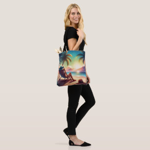 schöner Strand Tasche