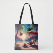 schöner Strand Tasche (Vorderseite)