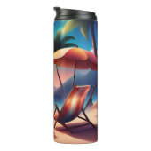 schöner Strand Thermosbecher (Nach rechts gedreht)