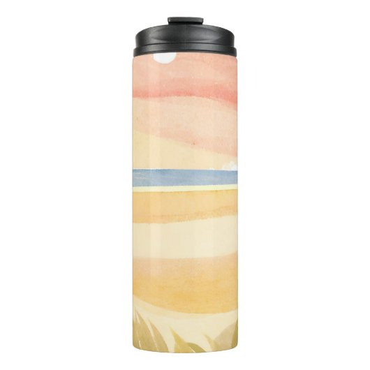 schöner Strand Thermosbecher (Vorderseite)