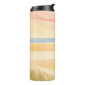 schöner Strand Thermosbecher (Nach links gedreht)