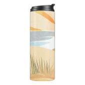 schöner Strand Thermosbecher (Nach links gedreht)