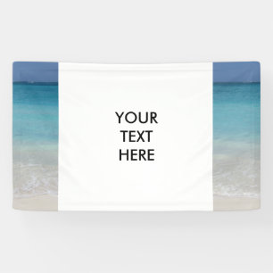 Schöner Strand Turks- und Caicos-Foto Banner