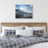 Schöner Strand und Himmel Leinwanddruck (Insitu (Schlafzimmer))