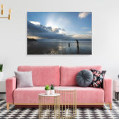 Schöner Strand und Himmel Leinwanddruck (Insitu (Wohnzimmer))