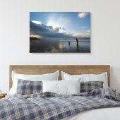 Schöner Strand und Himmel Leinwanddruck (Insitu (Schlafzimmer))