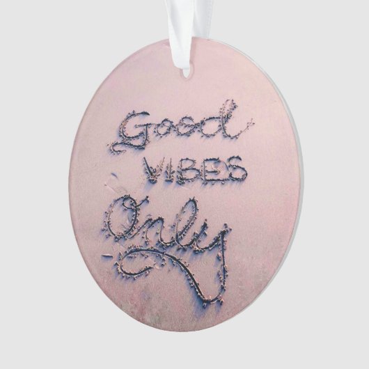 Schöner Strand und Sand Ornament (Vorderseite)