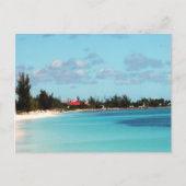 Schöner Strand von Bahamian Postkarte (Vorderseite)