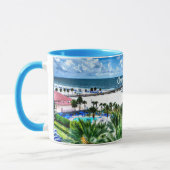 Schöner Strand von Clearwater, Florida Tasse (Links)