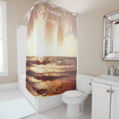 Schöner Strand von Hawaiian Golden Beach Duschvorhang (Beispiel)