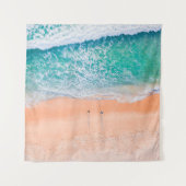 Schöner Strand Wandteppich (Vorderseite)